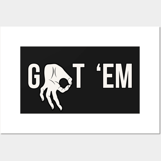 Got 'Em Funny Internet Finger Circle Game Meme Wall Art by charlescheshire